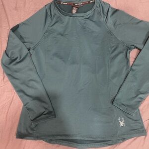 Spyder Teal Activewear Top
